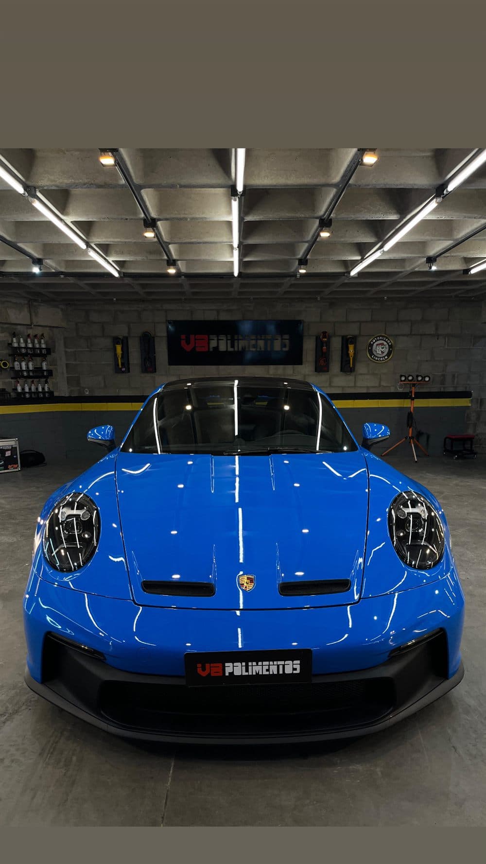 Porsche 911 GT3. Correção de pintura e proteção na V8 Polimentos