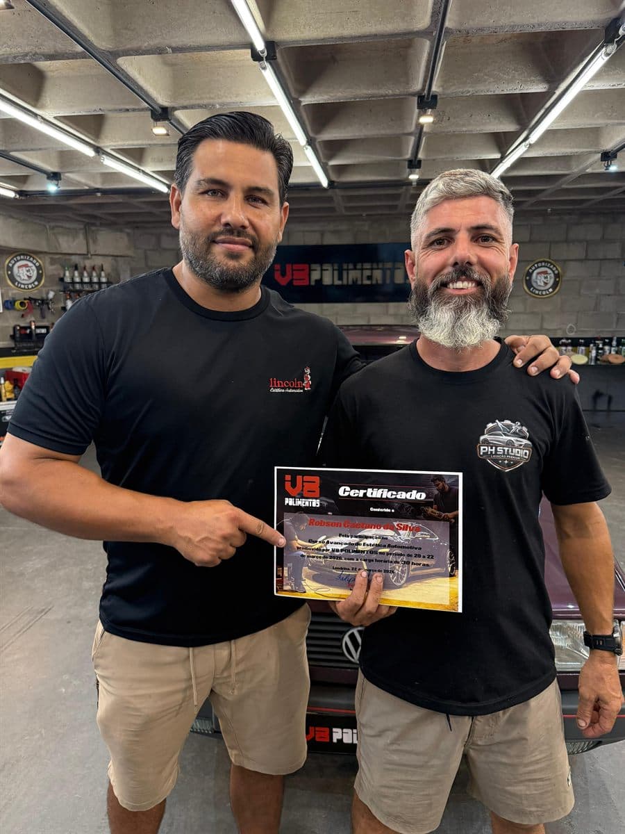 Aluno certificado no treinamento individual